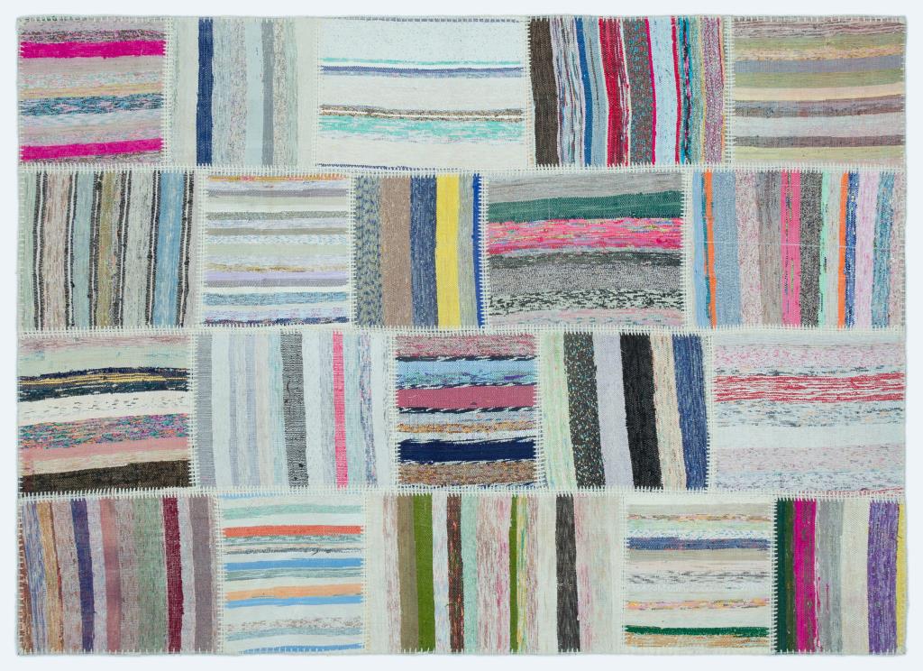 Apex Kilim Patchwork Unique Striped 25270 160 x 222 cm