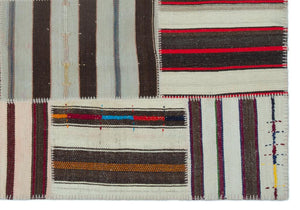 Apex Kilim Patchwork Unique Striped 25321 157 x 225 cm