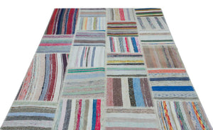 Apex Kilim Patchwork Unique Striped 25322 157 x 220 cm