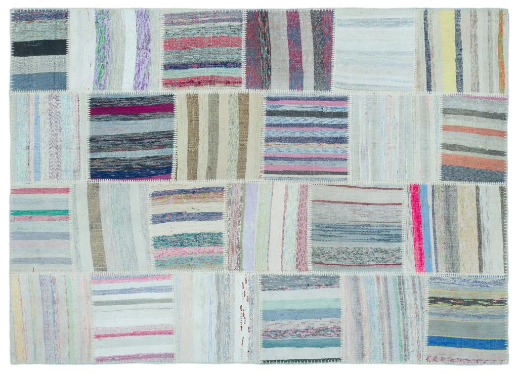 Apex Kilim Patchwork Unique Striped 25336 160 x 222 cm