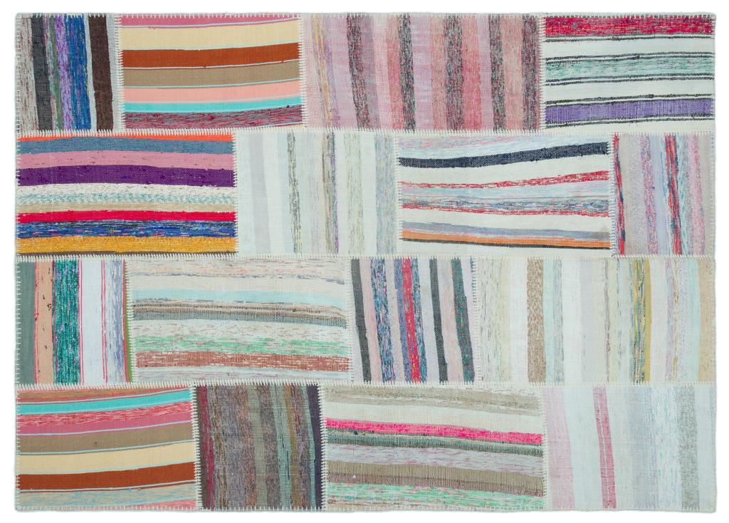 Apex Kilim Patchwork Unique Striped 25345 160 x 222 cm