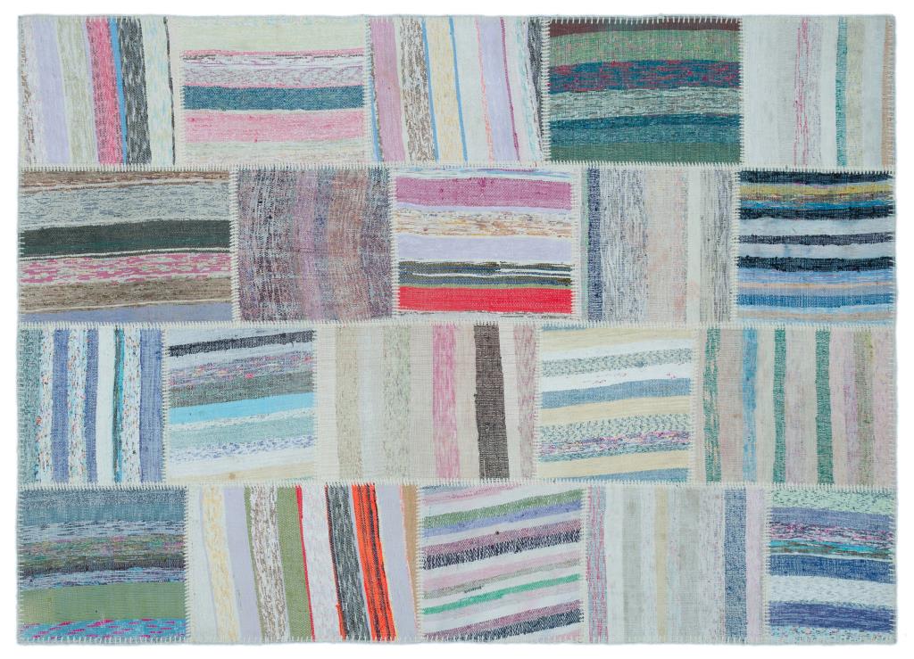 Apex Kilim Patchwork Unique Striped 25397 160 x 220 cm