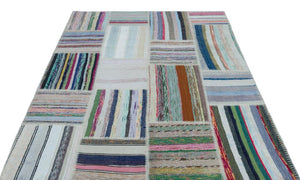 Apex Kilim Patchwork Unique Striped 25400 160 x 220 cm