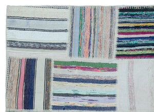 Apex Kilim Patchwork Unique Striped 25400 160 x 220 cm