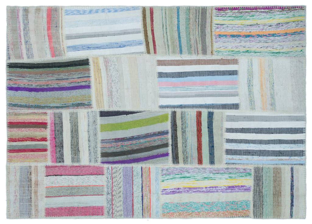 Apex Kilim Patchwork Unique Striped 25403 160 x 222 cm