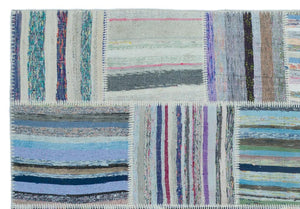 Apex Kilim Patchwork Unique Striped 25408 160 x 227 cm