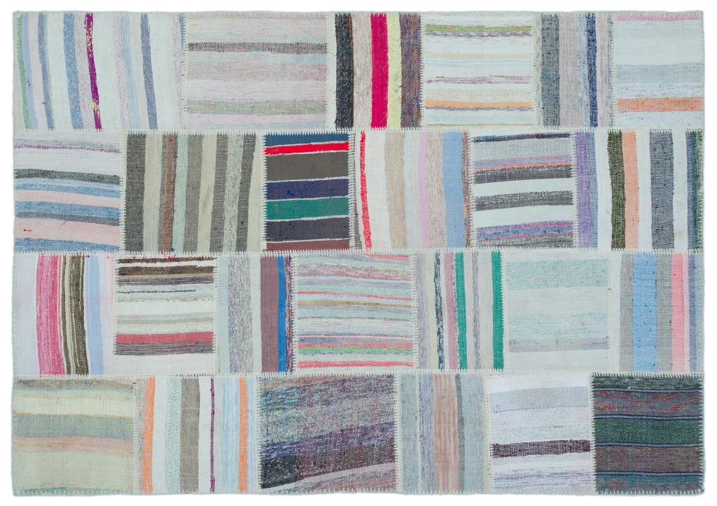 Apex Kilim Patchwork Unique Striped 25409 160 x 227 cm