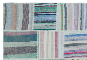 Apex Kilim Patchwork Unique Striped 25411 160 x 230 cm