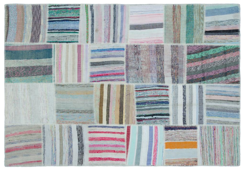 Apex Kilim Patchwork Unique Striped 25411 160 x 230 cm