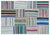 Apex Kilim Patchwork Unique Striped 25414 160 x 226 cm