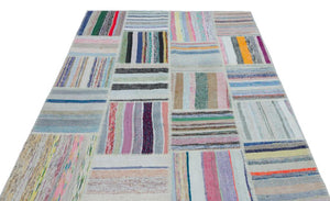 Apex Kilim Patchwork Unique Striped 25418 160 x 225 cm