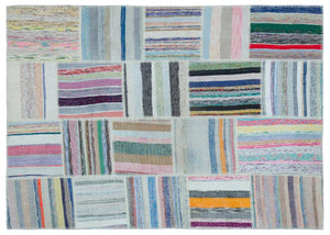 Apex Kilim Patchwork Unique Striped 25418 160 x 225 cm