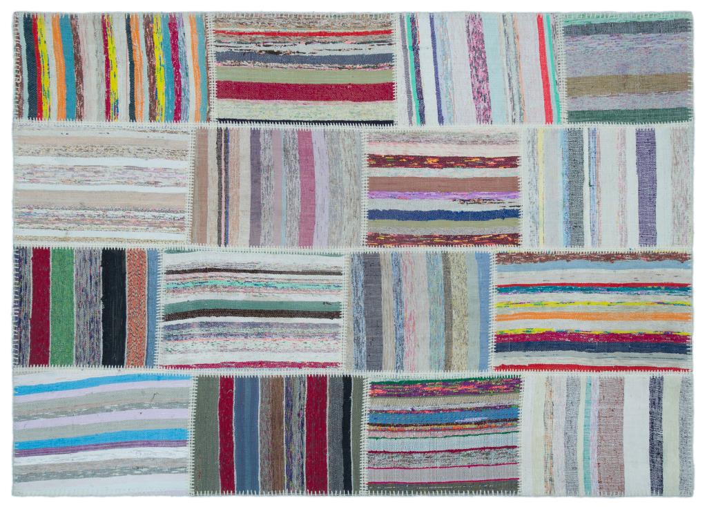 Apex Kilim Patchwork Unique Striped 25419 160 x 225 cm