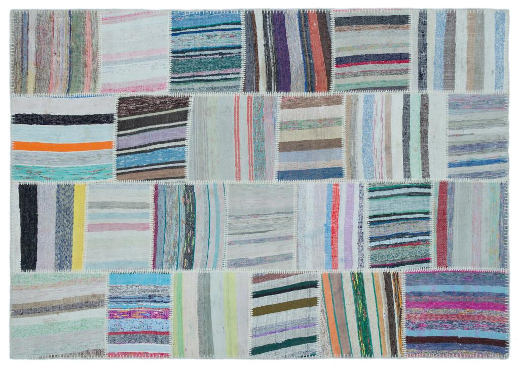 Apex Kilim Patchwork Unique Striped 25420 160 x 228 cm