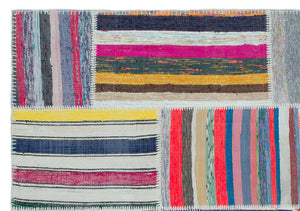 Apex Kilim Patchwork Unique Striped 25425 160 x 228 cm