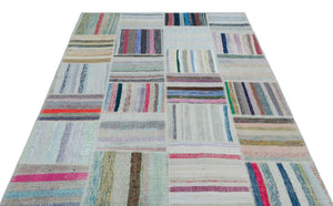 Apex Kilim Patchwork Unique Striped 25429 160 x 224 cm