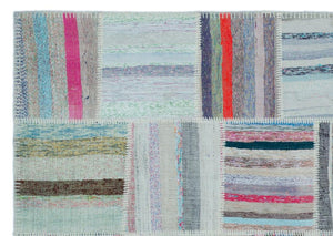 Apex Kilim Patchwork Unique Striped 25429 160 x 224 cm