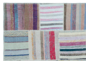 Apex Kilim Patchwork Unique Striped 25430 160 x 225 cm