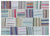 Apex Kilim Patchwork Unique Striped 25430 160 x 225 cm