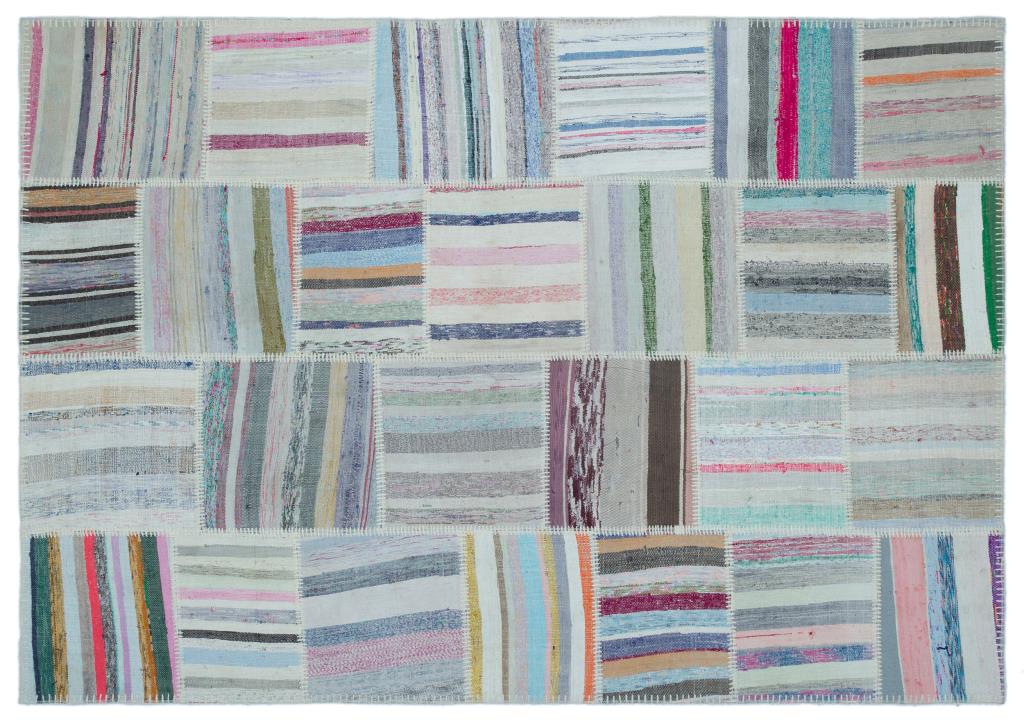 Apex Kilim Patchwork Unique Striped 25431 158 x 227 cm