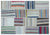 Apex Kilim Patchwork Unique Striped 25432 160 x 230 cm