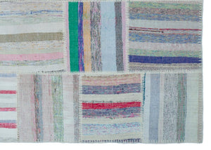 Apex Kilim Patchwork Unique Striped 25438 160 x 226 cm