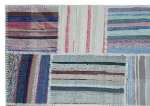 Apex Kilim Patchwork Unique Striped 25439 160 x 224 cm