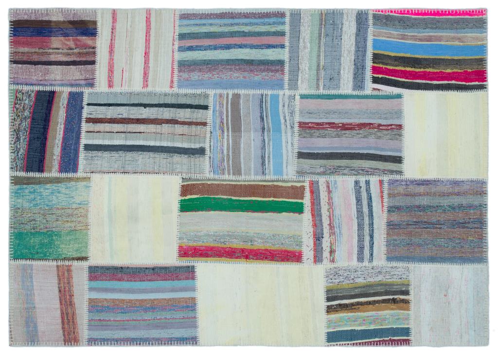 Apex Kilim Patchwork Unique Striped 25439 160 x 224 cm