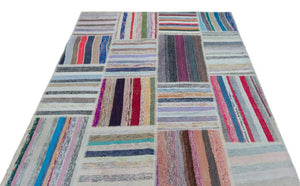 Apex Kilim Patchwork Unique Striped 25444 156 x 220 cm