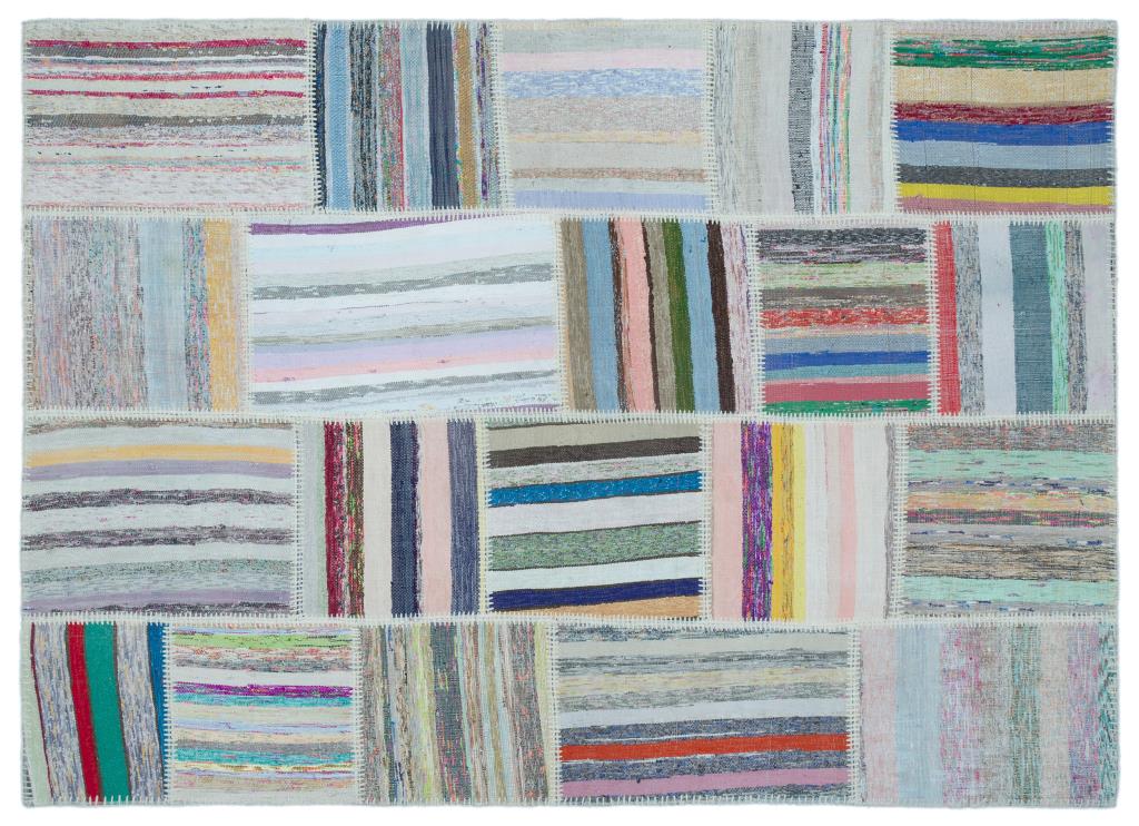 Apex Kilim Patchwork Unique Striped 25448 160 x 224 cm