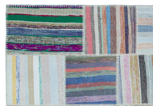 Apex Kilim Patchwork Unique Striped 25450 160 x 230 cm