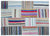 Apex Kilim Patchwork Unique Striped 25451 160 x 224 cm