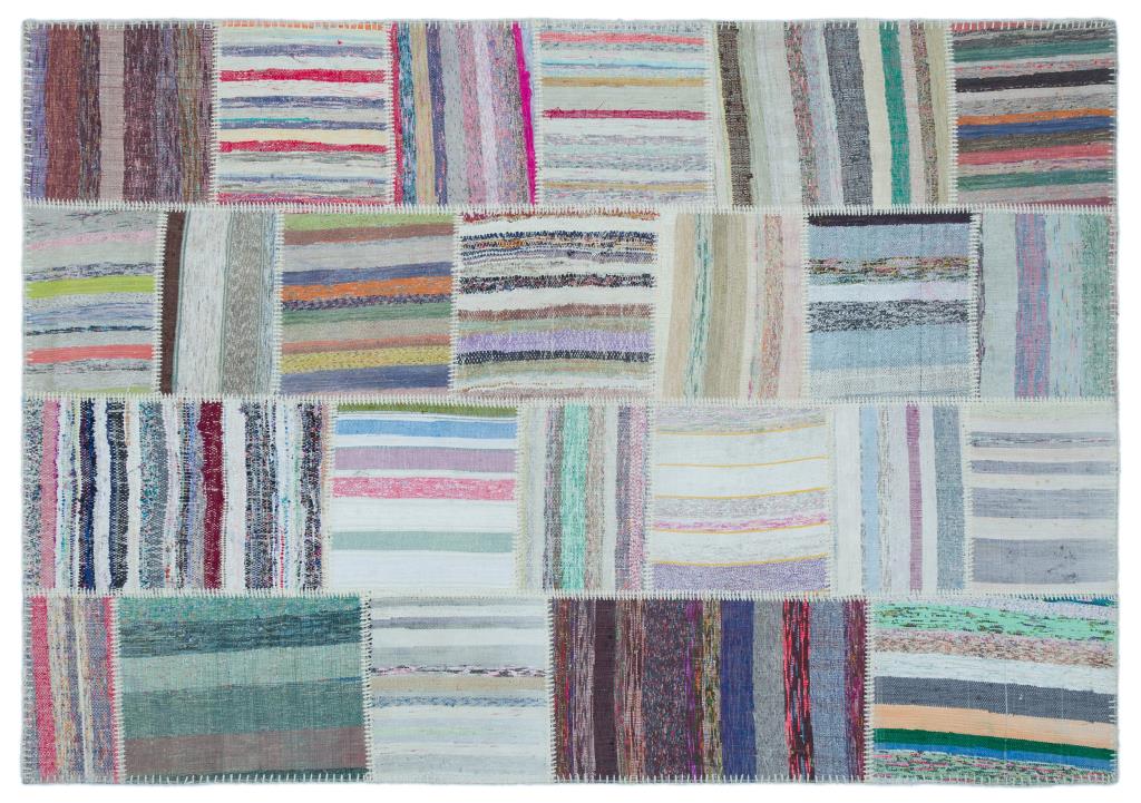 Apex Kilim Patchwork Unique Striped 25459 160 x 227 cm