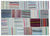 Apex Kilim Patchwork Unique Striped 25465 160 x 226 cm