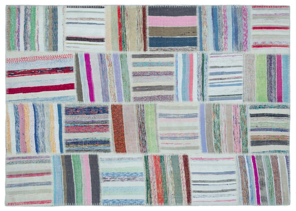 Apex Kilim Patchwork Unique Striped 25466 160 x 225 cm