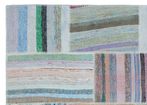 Apex Kilim Patchwork Unique Striped 25469 160 x 224 cm