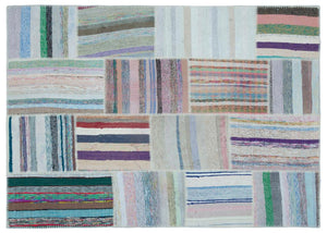 Apex Kilim Patchwork Unique Striped 25469 160 x 224 cm