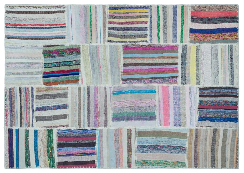 Apex Kilim Patchwork Unique Striped 25470 160 x 227 cm