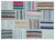 Apex Kilim Patchwork Unique Striped 25474 160 x 224 cm