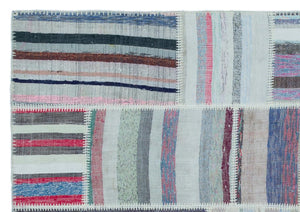 Apex Kilim Patchwork Unique Striped 25475 160 x 226 cm