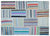 Apex Kilim Patchwork Unique Striped 25477 160 x 225 cm