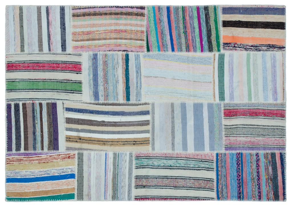 Apex Kilim Patchwork Unique Striped 25479 160 x 226 cm