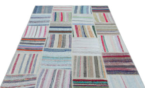 Apex Kilim Patchwork Unique Striped 25480 160 x 230 cm