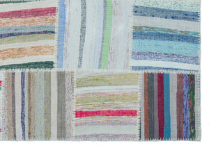 Apex Kilim Patchwork Unique Striped 25480 160 x 230 cm