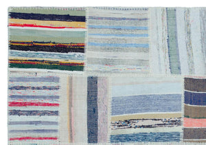 Apex Kilim Patchwork Unique Striped 25482 160 x 225 cm