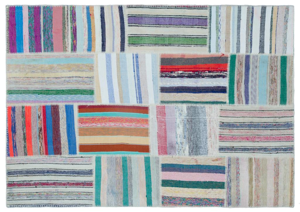 Apex Kilim Patchwork Unique Striped 25483 160 x 225 cm