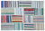 Apex Kilim Patchwork Unique Striped 25483 160 x 225 cm