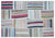 Apex Kilim Patchwork Unique Striped 25486 160 x 230 cm