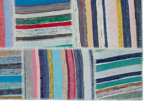 Apex Kilim Patchwork Unique Striped 25487 160 x 230 cm