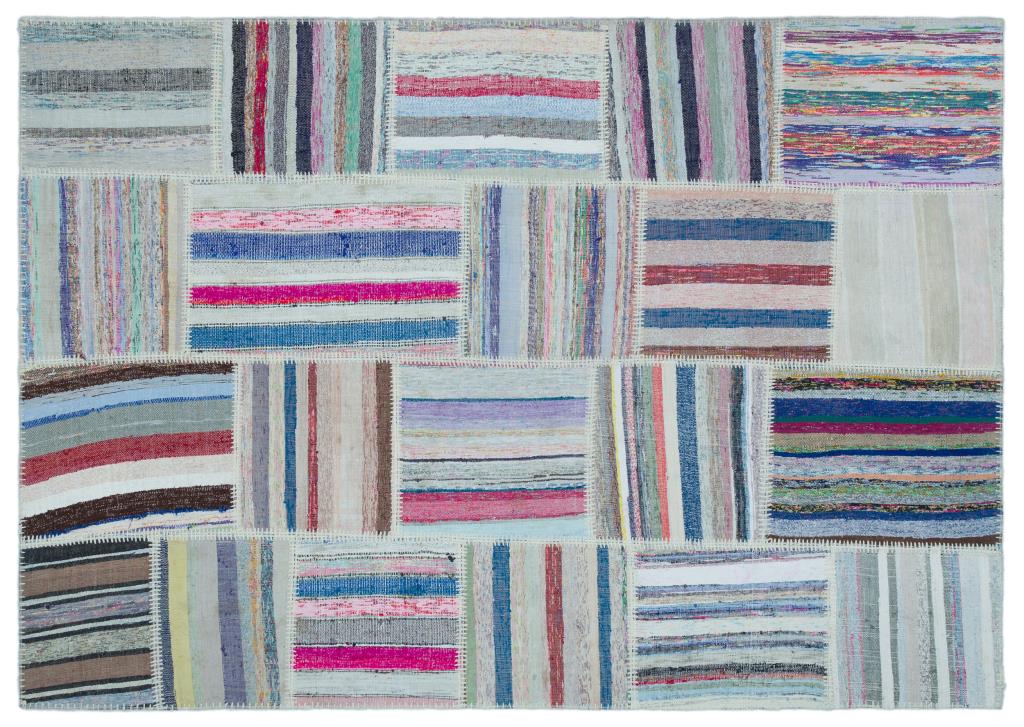 Apex Kilim Patchwork Unique Striped 25488 160 x 226 cm